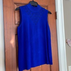 High Neck Sleeveless Top